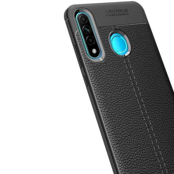 Huawei P40 Lite E - Kraftfullt Litchi Design Skal