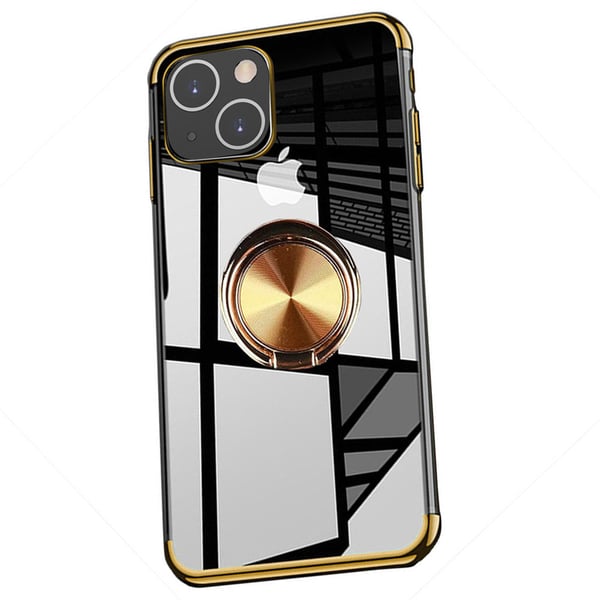 iPhone 13 Mini - Elegant Smidigt Skal med Ringhållare