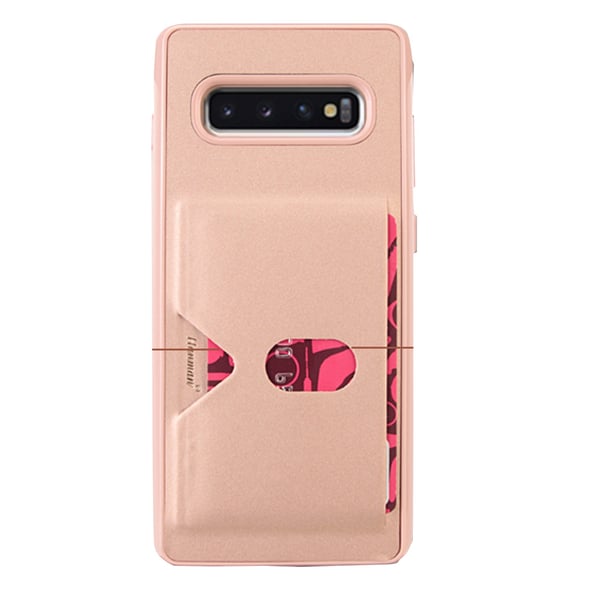 Samsung Galaxy S10 - Exklusivt Praktiskt Skal Kortfack (HANMAN)