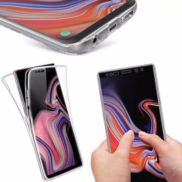 Samsung Galaxy S10e - Dubbelt Silikonfodral med Touchfunktion