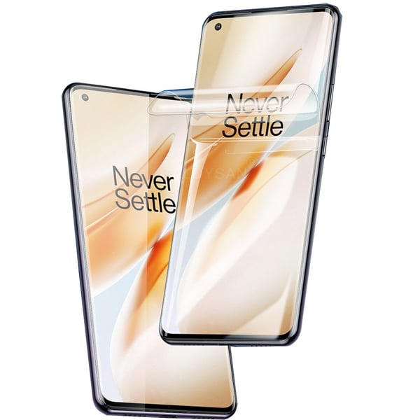 OnePlus 8 Pro 2-PACK Mjukt Skärmskydd PET 9H 0,2mm
