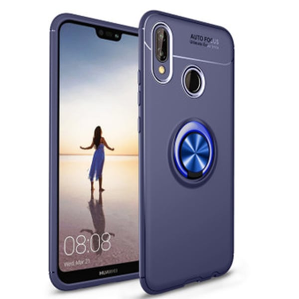 Auto Focus Skyddande Skal Ringhållare - Huawei P20 Lite