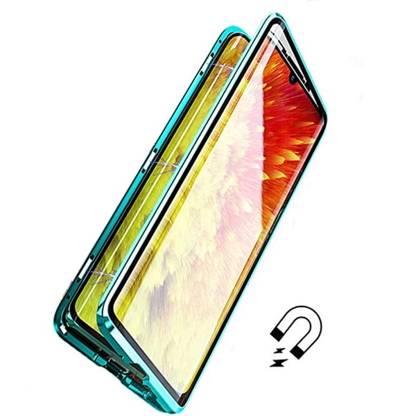 Huawei P30 Pro - Härdat Glas Dubbelt Magnetiskt Skal