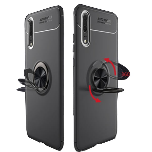 Praktiskt Skal med Ringhållare - Huawei P20