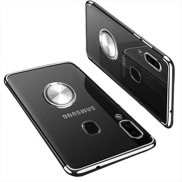Samsung Galaxy A20E - Skyddande Silikonskal med Ringh�llare