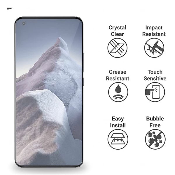 3-PACK Xiaomi Mi 11 Mjukt Skärmskydd PET 0,3mm