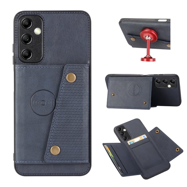 Lyxigt PC Läder Retro Flip Fashion Plånboksfodral för A05S 4G