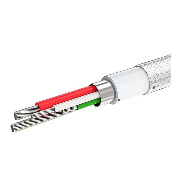 USB-C/Type-C Snabbladdningskabel (Slitstark/Metallhuvuden)
