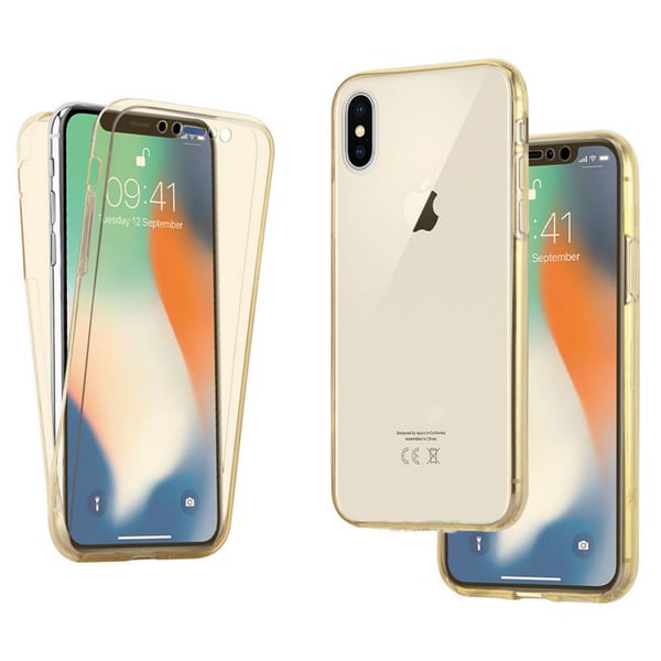 Smart dubbelsidigt Silikonskal till iPhone X/XS