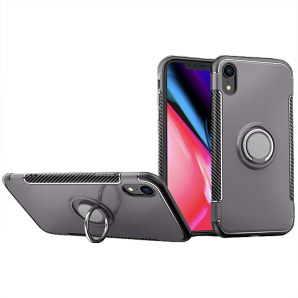 iPhone XR - HYBRID-Skal med Ringhållare från FLOVEME