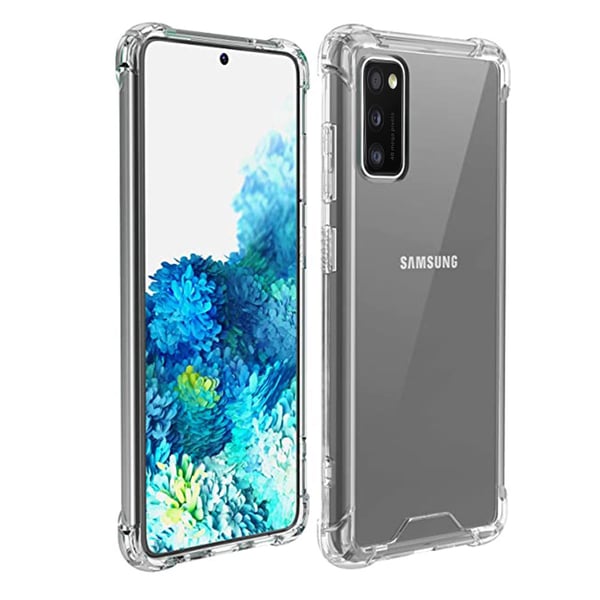 Samsung Galaxy A41 - Stötdämpande Silikonskal med Skärmskydd