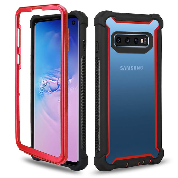 Samsung Galaxy S10 Plus - Skyddande Exklusivt Army Fodral