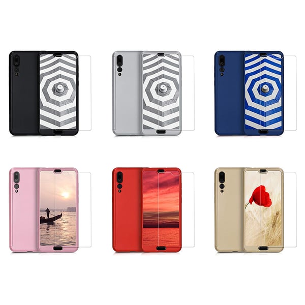 Huawei P20 Pro - Genomtänkt Stilrent Floveme Dubbelskal