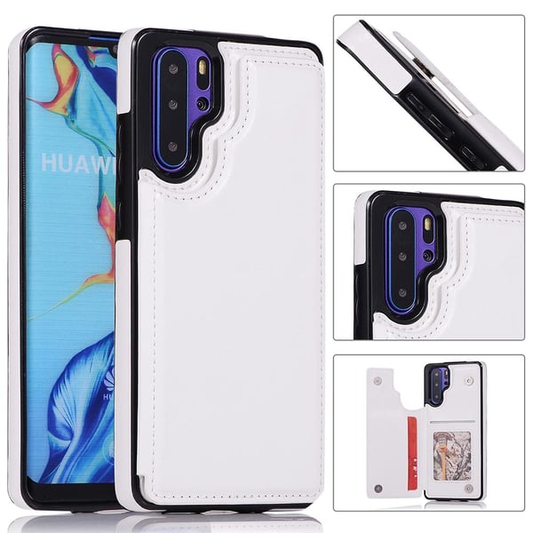 Huawei P30 Pro - Robust Praktiskt Skal med Korthållare (NKOBEE)