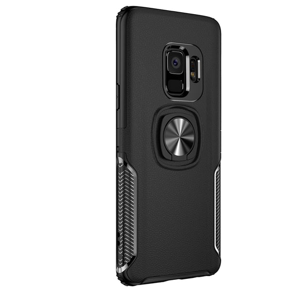 Praktiskt Skal med Ringhållare (LEMAN) - Samsung Galaxy S9