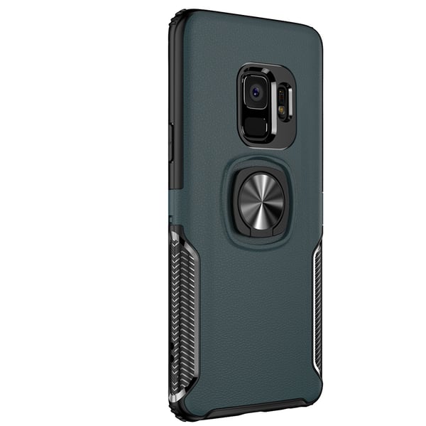 Stilsäkert Skal med Ringhållare (LEMAN) - Samsung Galaxy S8