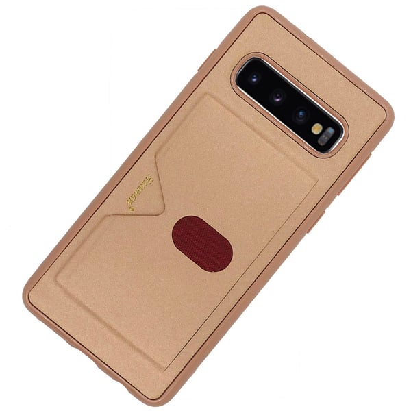 Samsung Galaxy S10 - Exklusivt Praktiskt Skal Kortfack (HANMAN)
