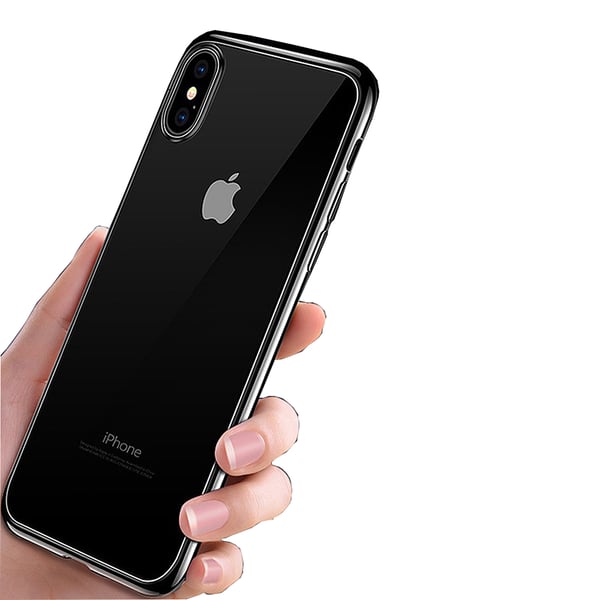 Electroplated Skal av mjuk Silikon till iPhone XS Max