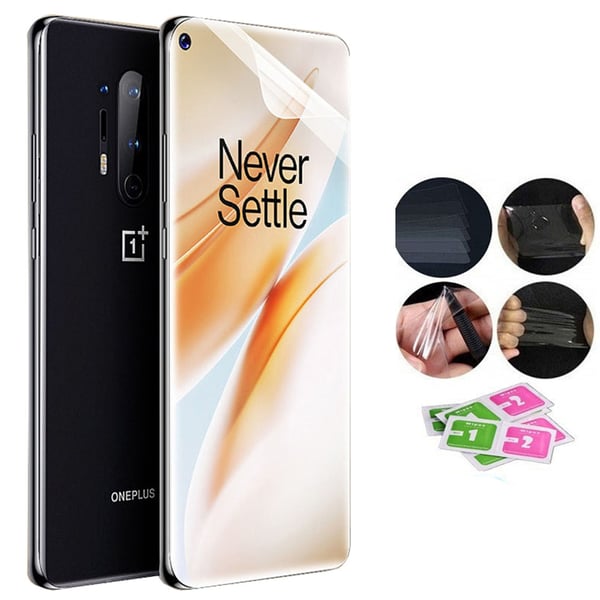 OnePlus 8 Pro 2-PACK Mjukt Skärmskydd PET 9H 0,2mm