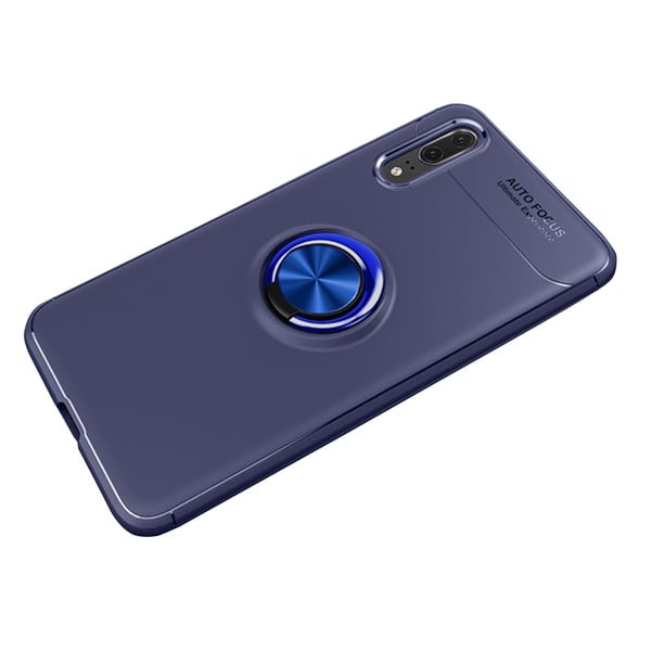 Praktiskt Skal med Ringhållare - Huawei P20 Lite