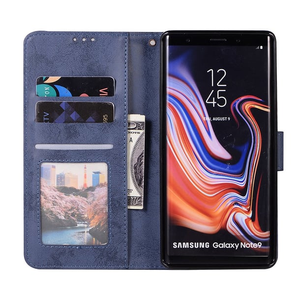 Samsung Galaxy Note 9 - Stilrent Fodral (Dubbelfunktion) LEMAN