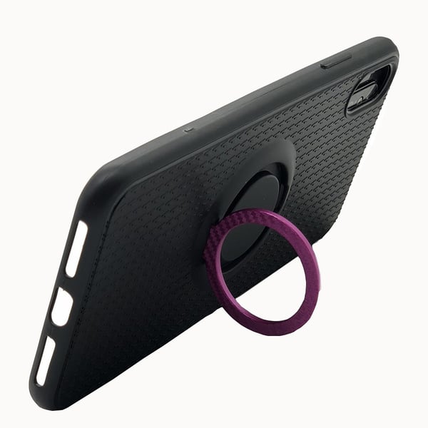 iPhone XS Max - Stilrent Skal med Ringhållare (FLOVEME)