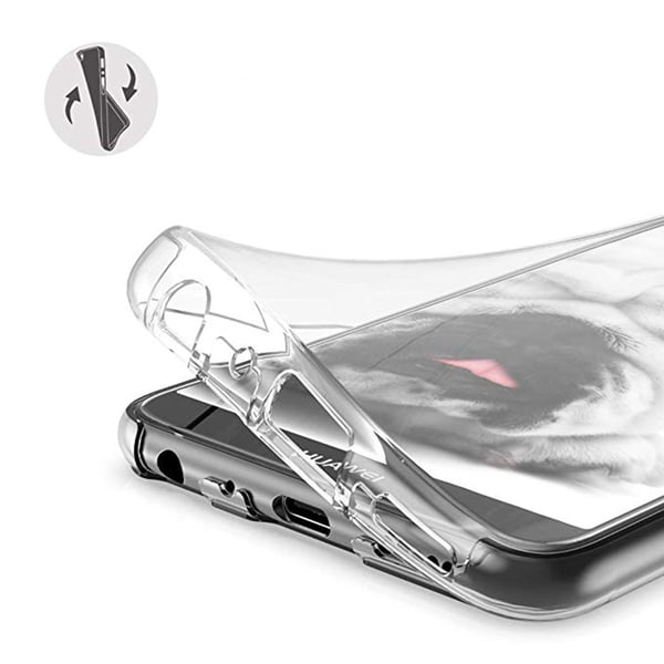Elegant Stöttåligt Dubbelsidigt Silikonskal - Huawei Y6 2019
