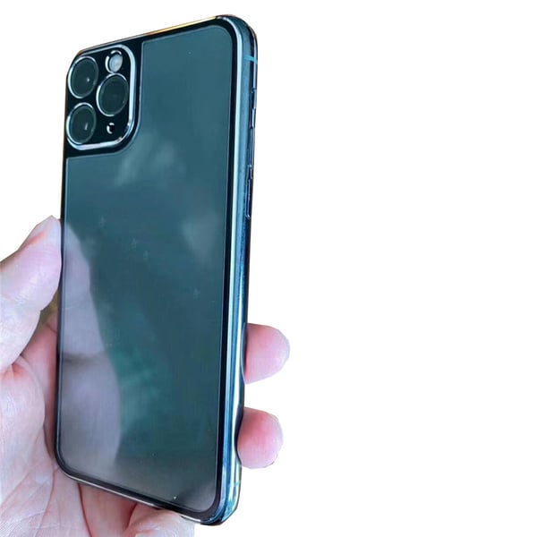 Aluminium Baksida Skärmskydd i11 Pro Max + Titanlegerings metall