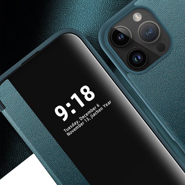 iPhone 16 Pro Fodral - Smart Fönster & Fullt Skydd