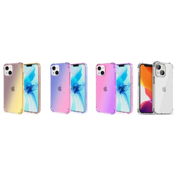 iPhone 14 - Stilrent Skyddande Gradient Silikonskal