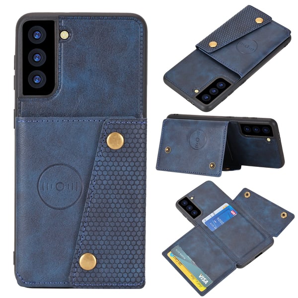 Samsung Galaxy S22 - Praktiskt & Stilrent Skal med Korthållare