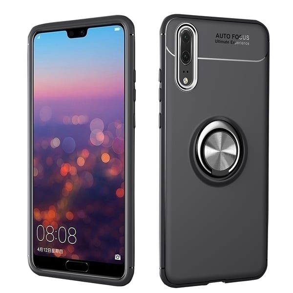 Huawei P20 - Hybridskal med Ringhållare från Auto Focus