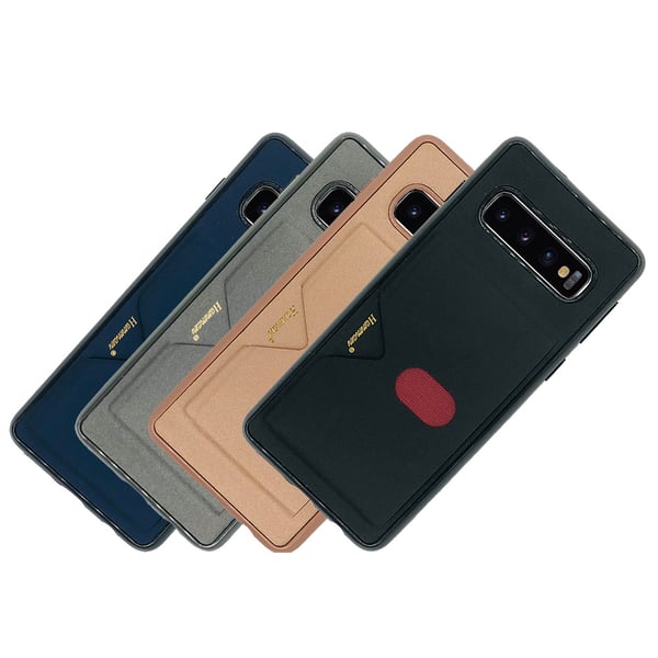 Samsung Galaxy S10 - Exklusivt Praktiskt Skal Kortfack (HANMAN)