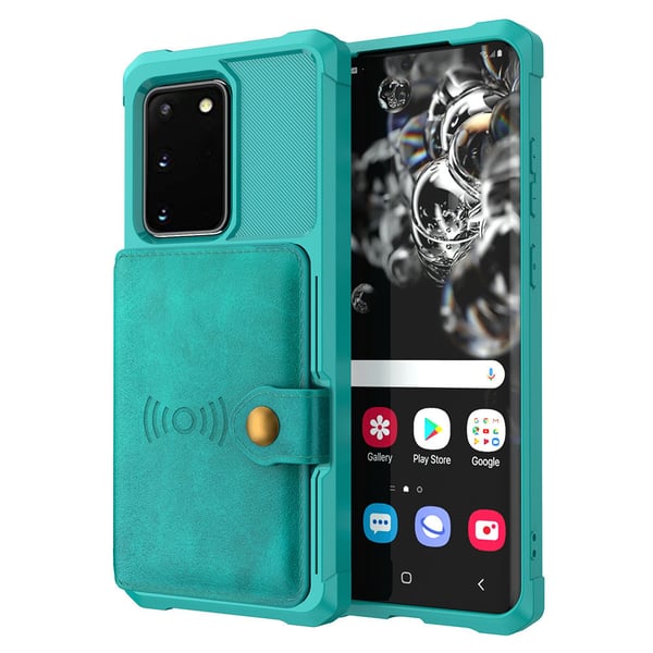 Samsung Galaxy S20 - Skyddande Skal med Korthållare