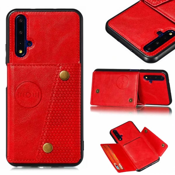 Huawei Nova 5T - Stilrent Skal med Korthållare