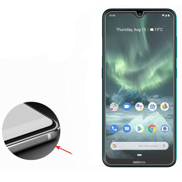 Nokia 6.2 3-PACK Standard Skärmskydd 9H 0,3mm