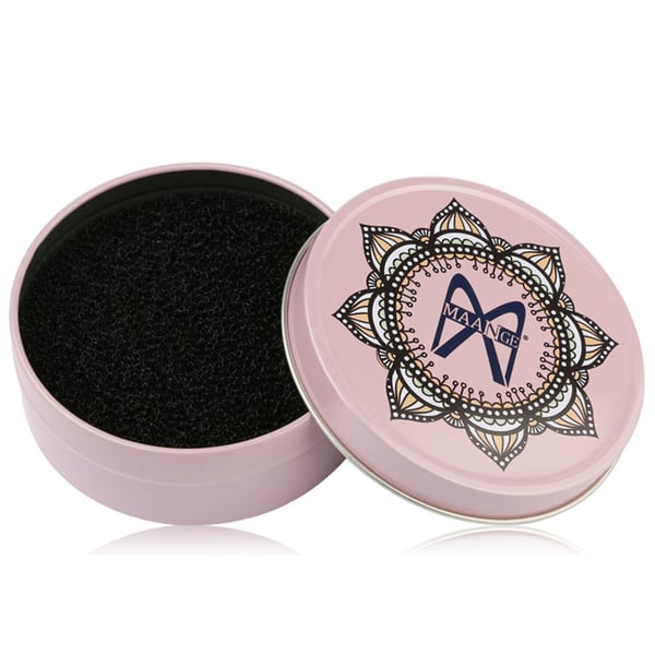 Maange Makeup Sminkpulverborttagningssvamp med Metal Box.
