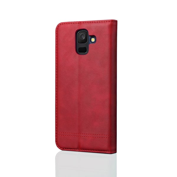 Smidigt och Stilsäkert Plånboksfodral för Samsung Galaxy A6+