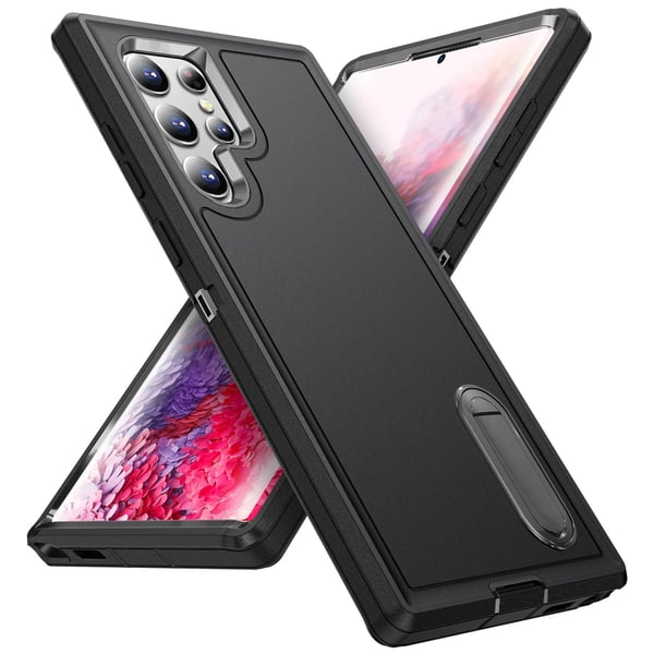 Galaxy S24 Ultra Armor Duty Kickstand Skal  Maximal Funktion och Skydd