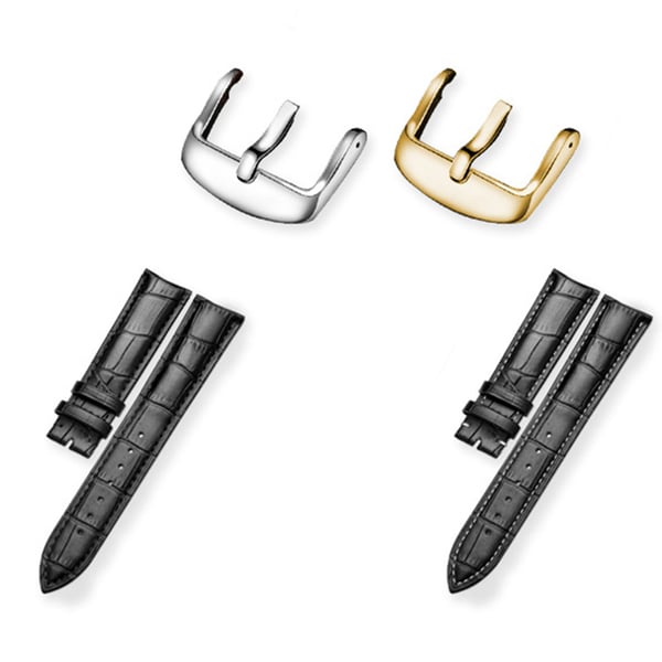 Stilrent Klockarmband i Läder (Krokodilmönstrat)