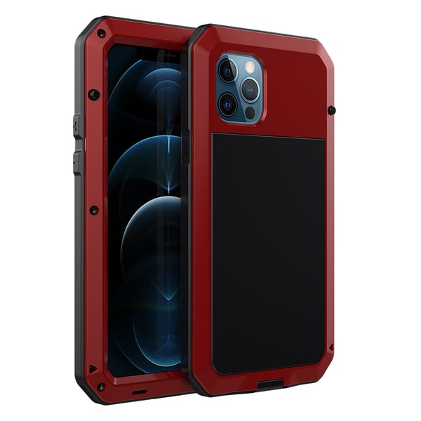 iPhone 13 Pro - HEAVY DUTY 360-EXXO-Skyddsfodral i Aluminium