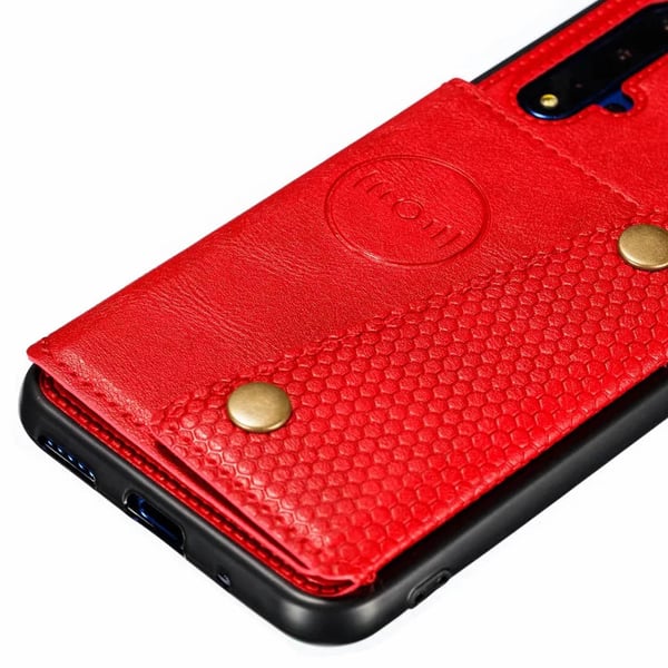 Huawei Nova 5T - Effektfullt Skal med Korthållare