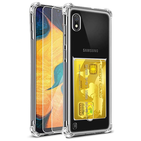 Samsung Galaxy A10 - Stilrent Skyddsskal med Kortfack