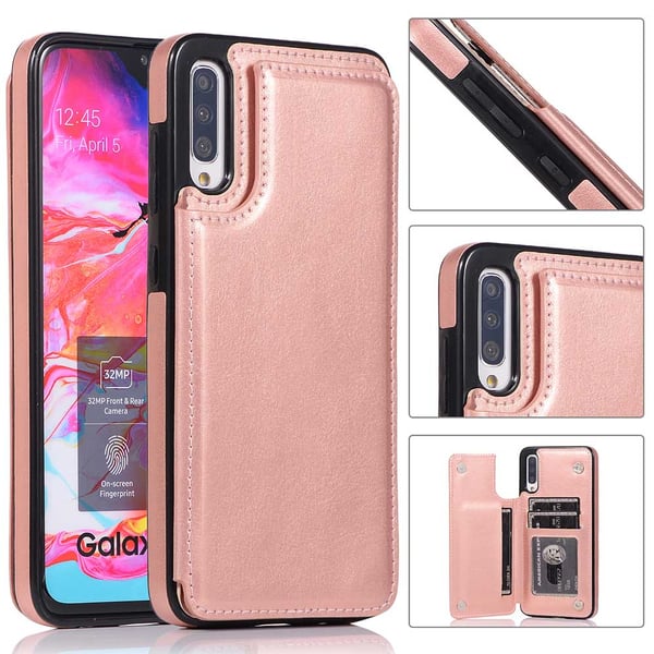 Stilrent Skal med Kortfack - Samsung Galaxy A70