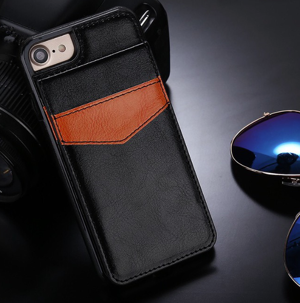 iPhone 6/6Splus Stilrent Läderskal med plånbok/Kortfack
