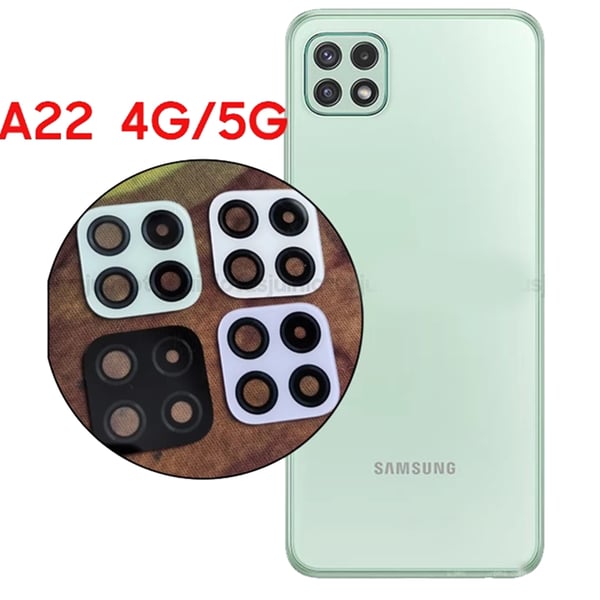 2-PACK Samsung Galaxy A22 5G 2.5D HD Kameralinsskydd