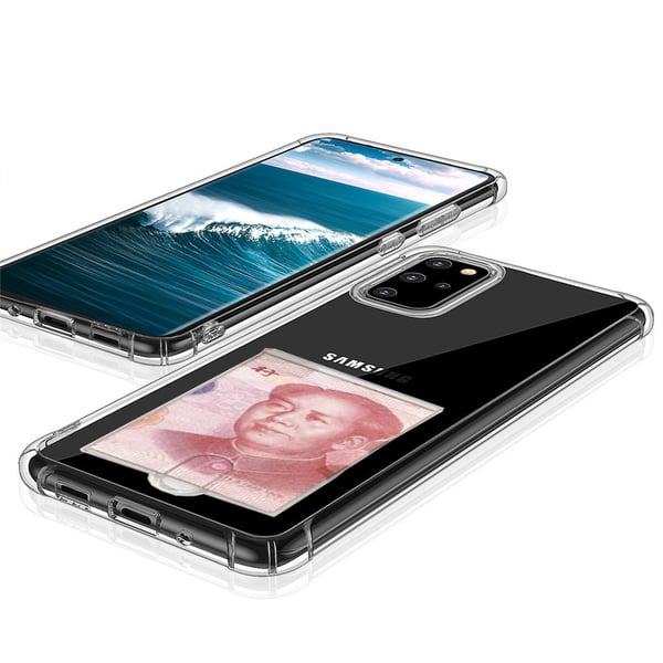Samsung Galaxy S20 Plus - Stötdämpande Skal med Korthållare