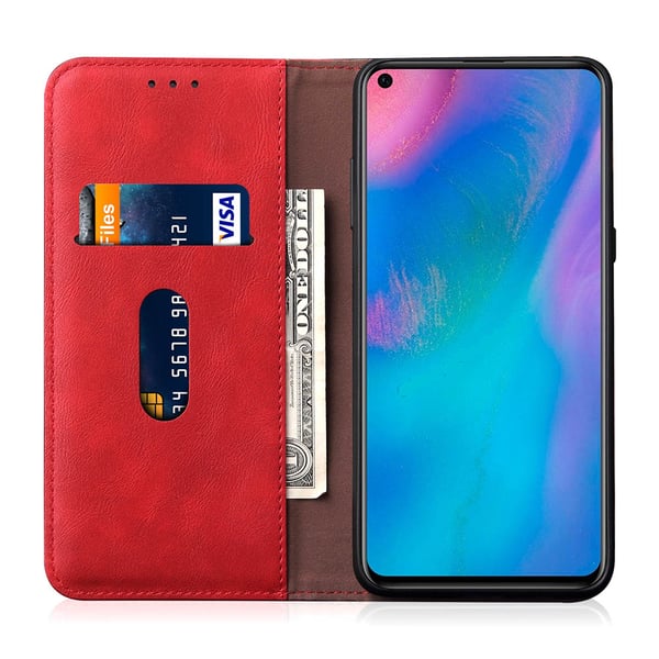 Skyddande Smart Fodral med Kortfack - Huawei P30