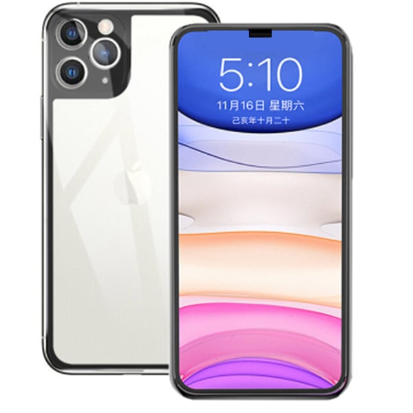 iPhone 11 Pro Max Skärmskydd Fram- & Baksida Aluminium HD-Clear