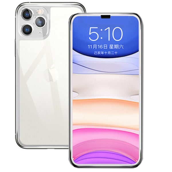 Fram- & Baksida Skärmskydd Aluminium HD-Clear iPhone 11 Pro Max